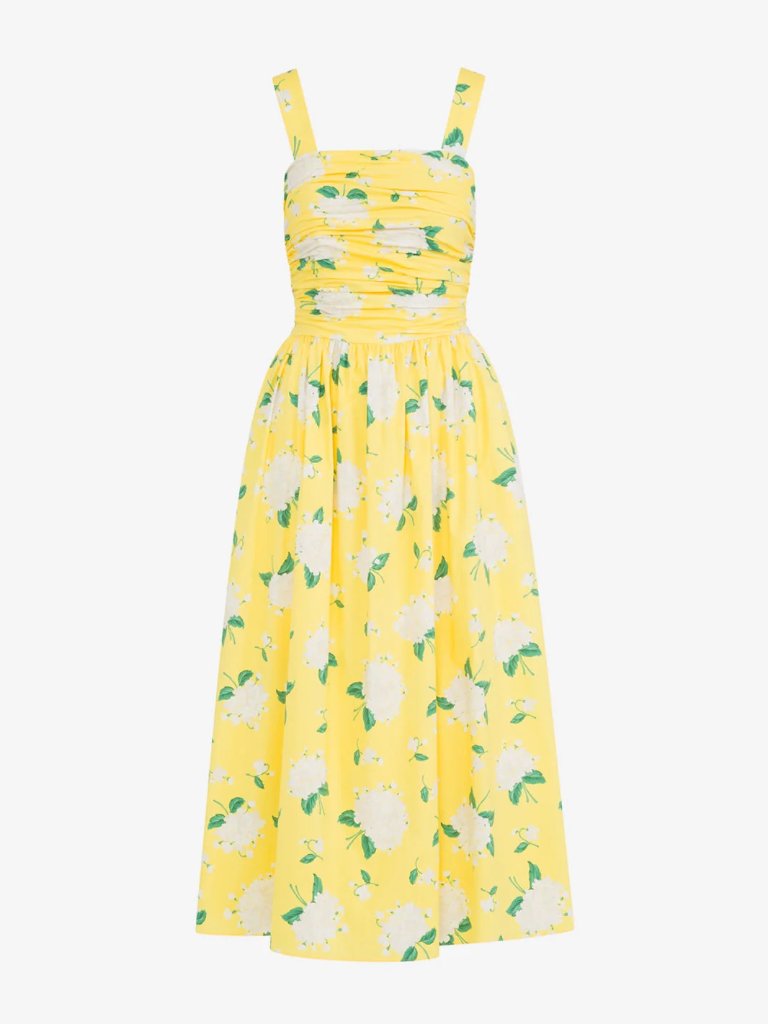 New Draper James Patti Midi Dress In Floral